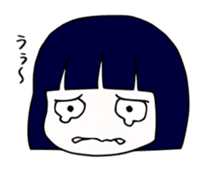 Japanese "BUSA-KAWA" littlegirl sticker #13502317