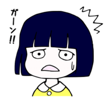 Japanese "BUSA-KAWA" littlegirl sticker #13502320