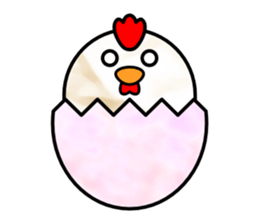 Animals which are an egg sticker #13503622