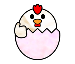 Animals which are an egg sticker #13503623