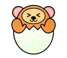 Animals which are an egg sticker #13503632