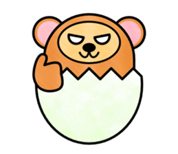 Animals which are an egg sticker #13503633
