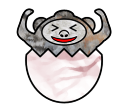 Animals which are an egg sticker #13503635