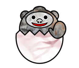 Animals which are an egg sticker #13503636