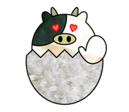 Animals which are an egg sticker #13503647