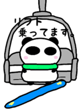 Snowboarding Panda! sticker #13504100