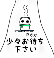 Snowboarding Panda! sticker #13504112