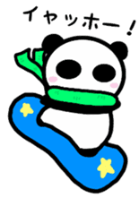 Snowboarding Panda! sticker #13504113