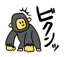 Mischief full of gorilla sticker #13504743