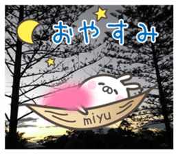 MIYU's basic pack,cute rabbit sticker #13504845