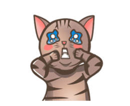 Happy Fat cat's life PAPA&POPO sticker #13505431