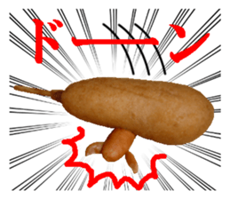 enjoyable sausage sticker sticker #13506061