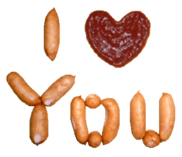 enjoyable sausage sticker sticker #13506069