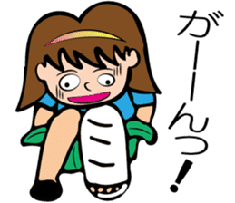 Hana-chan who have broken a leg sticker #13506099