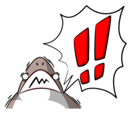 sexy shark boy sticker #13507012