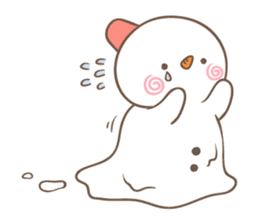 Snowman's winter & christmas sticker #13507884
