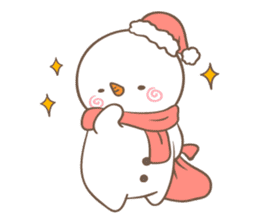Snowman's winter & christmas sticker #13507898
