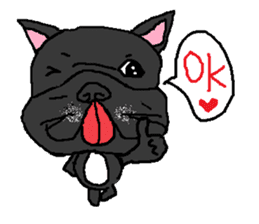 cute dog...fukutaro sticker #13508395