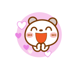 Spotted bear[Love questionnaire] sticker #13508515