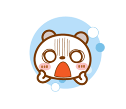 Spotted bear[Love questionnaire] sticker #13508516