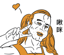 Quotations from a Woman sticker #13509053