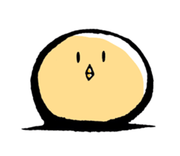 A chick goes. sticker #13509150