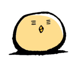 A chick goes. sticker #13509153