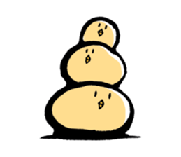 A chick goes. sticker #13509154