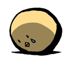 A chick goes. sticker #13509162