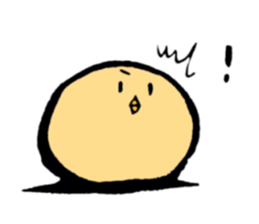 A chick goes. sticker #13509166