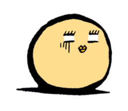 A chick goes. sticker #13509168