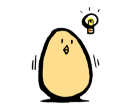 A chick goes. sticker #13509170