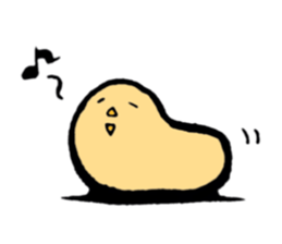 A chick goes. sticker #13509174