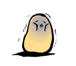 A chick goes. sticker #13509181