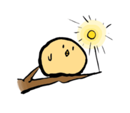 A chick goes. sticker #13509187