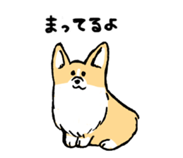 corgi-chan2 sticker #13509738