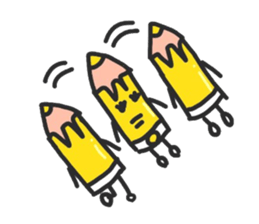 Colored pencils squadron pen Ranger sticker #13510146