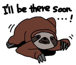 Sloth Smile sticker #13513199
