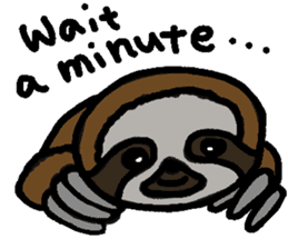 Sloth Smile sticker #13513200