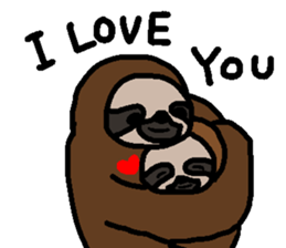 Sloth Smile sticker #13513205