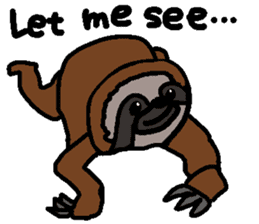 Sloth Smile sticker #13513206