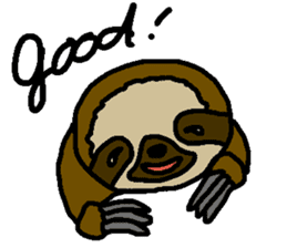 Sloth Smile sticker #13513216