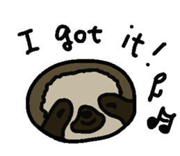 Sloth Smile sticker #13513223