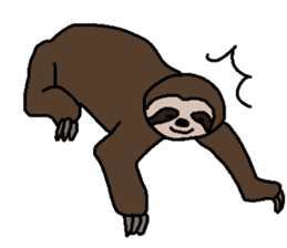 Sloth Smile sticker #13513226