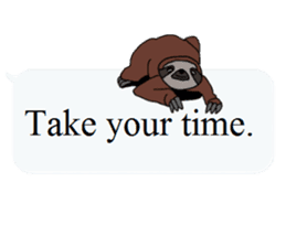 Sloth Smile sticker #13513227