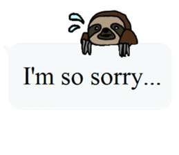 Sloth Smile sticker #13513232