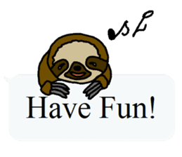 Sloth Smile sticker #13513234