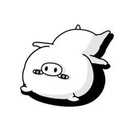 Pig 100% daily use. sticker #13513425