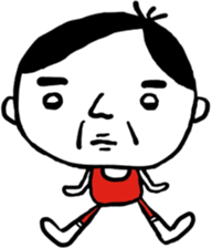 Takechan to gymnastics. sticker #13513737