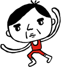 Takechan to gymnastics. sticker #13513753